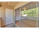Balcony with sliding glass doors leads to indoor living area at 7200 Pirates Cove Rd # 2025, Las Vegas, NV 89145