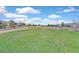 View of well maintained community golf course with sunny skies in the background at 7908 House Sparrow St, North Las Vegas, NV 89084