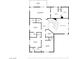 Detailed floor plan of the second floor with bedrooms, walk-in closets, baths, and laundry layout at 8217 Fritzen Ave, Las Vegas, NV 89131
