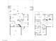 Combined floor plans of the first and second floors showing the layout and dimensions of the home at 8217 Fritzen Ave, Las Vegas, NV 89131