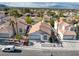 Beautiful property showcasing well-maintained landscaping, a private driveway, and desert-style curb appeal at 8228 Lauderdale Ct, Las Vegas, NV 89128
