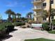 Condo backyard featuring beautiful landscaping and sitting areas at 8255 Las Vegas Blvd # 1422, Las Vegas, NV 89123