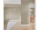 Bright bedroom boasts contemporary design and hardwood floors, with a modern ensuite bathroom at 8255 Las Vegas Blvd # 1422, Las Vegas, NV 89123
