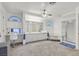 Spacious primary bathroom with double vanity, soaking tub, walk-in shower, and built in desk space at 9815 Ramhorn Canyon St, Las Vegas, NV 89183