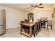 Cozy dining area with a large table and seating for eight at 997 N Christy Ln, Las Vegas, NV 89110