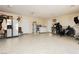 Spacious garage with ample room for parking and storage, includes washer and dryer at 997 N Christy Ln, Las Vegas, NV 89110