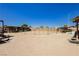 Fenced horse property with ample space and well-maintained stables at 997 N Christy Ln, Las Vegas, NV 89110