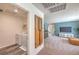 Convenient laundry room with modern appliances and shelving at 1019 Gentle Swan St # 693, Henderson, NV 89011