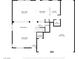 Layout of the first floor showcasing the living spaces, kitchen, dining, and garage at 10508 Waking Cloud Ave, Las Vegas, NV 89129