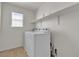 Bright laundry room features modern appliances and plenty of storage space at 10508 Waking Cloud Ave, Las Vegas, NV 89129