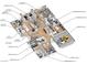 Detailed floor plan showcasing the layout and dimensions of the home at 12217 Tempestad Ave, Las Vegas, NV 89138