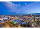 Stunning city views at dusk, showcasing the vibrant downtown area and twinkling lights of Las Vegas at 150 Las Vegas Blvd # 1507, Las Vegas, NV 89101