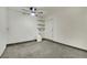 Bonus room with ceiling fan, storage and an entrance door at 1676 Divinity St, Las Vegas, NV 89142