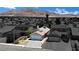 Charming single-story home with an attached garage and a well-maintained front yard in a suburban setting at 1676 Divinity St, Las Vegas, NV 89142