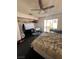 Cozy bedroom with closet and sliding glass doors leading to backyard at 1676 Divinity St, Las Vegas, NV 89142