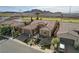 Attractive single-story home with desert landscaping, a tile roof, and a two-car garage at 19 Contrada Fiore Dr, Henderson, NV 89011