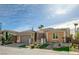 Charming single-story home with a well-manicured lawn, desert landscaping, and a spacious two-car garage at 19 Contrada Fiore Dr, Henderson, NV 89011