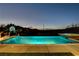 Sparkling pool with integrated spa and city views in the background at 19 Contrada Fiore Dr, Henderson, NV 89011