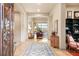 Open foyer with tile flooring leading to the spacious living room with lots of natural light at 21 Avenida Sorrento, Henderson, NV 89011