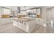 Spacious kitchen island with granite countertops, custom cabinetry, and modern appliances at 2101 Diamond Bar Dr, Las Vegas, NV 89117