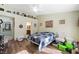 Cozy bedroom features vaulted ceiling, hardwood floors and lots of natural light at 2725 Byron Dr, Las Vegas, NV 89134