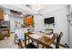Bright dining area next to the kitchen offering a chandelier and breakfast table at 2725 Byron Dr, Las Vegas, NV 89134