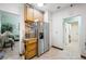 Kitchen showcases stainless steel refrigerator and ample wood cabinetry at 2725 Byron Dr, Las Vegas, NV 89134