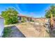 Spacious backyard showing its size and large shed; an area with endless potential at 4100 Montebello Ave, Las Vegas, NV 89110