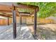 Inviting covered entryway leading to the front door of this charming home at 4100 Montebello Ave, Las Vegas, NV 89110
