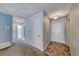 Hallway with carpet and tile floors at 4100 Montebello Ave, Las Vegas, NV 89110