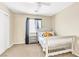 This bedroom has a twin bed and window at 4195 Story Rock St, Las Vegas, NV 89115