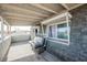 Spacious balcony with outdoor furniture and partial views of the neighborhood at 4666 Plata Del Sol Dr, Las Vegas, NV 89121