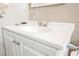 Bathroom vanity with a sink and modern fixtures at 4666 Plata Del Sol Dr, Las Vegas, NV 89121