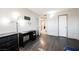 Spacious bedroom with hardwood floors and a walk-in closet at 4666 Plata Del Sol Dr, Las Vegas, NV 89121