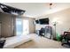 Bedroom featuring a sliding glass door to the outside at 4666 Plata Del Sol Dr, Las Vegas, NV 89121
