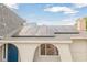 Home exterior featuring installed solar panels on the roof at 4666 Plata Del Sol Dr, Las Vegas, NV 89121