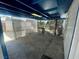 Enclosed covered patio area offering shade and outdoor living space at 4682 Tamalpias Ave, Las Vegas, NV 89120