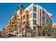 Beautiful multi-story building with modern architectural details and a blue sky at 55 E Agate Ave # 202, Las Vegas, NV 89123