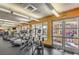 Well-equipped gym featuring treadmills, elliptical machines, and large windows at 55 E Agate Ave # 202, Las Vegas, NV 89123