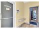 Entrance to a steam room with a frosted glass door at 55 E Agate Ave # 202, Las Vegas, NV 89123