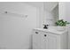 Bathroom vanity featuring white cabinets and modern hardware at 5516 Ness Ave, Las Vegas, NV 89118