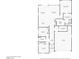 Detailed floor plan showing layout of the house, including rooms and dimensions at 58 Sun Lily Ln, Henderson, NV 89011