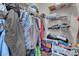 Organized walk-in closet provides ample storage for clothing and personal items at 8250 N Grand Canyon Dr # 1123, Las Vegas, NV 89166
