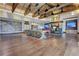 Comfortable community lounge featuring a stone fireplace, modern seating, and stylish design at 8898 Sasquatch Run Ave, Las Vegas, NV 89166