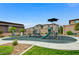 Community playground offering slides, climbing structures, and shaded seating areas at 8898 Sasquatch Run Ave, Las Vegas, NV 89166