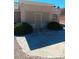 Exterior view of house featuring front door and manicured bushes at 9312 Yucca Blossom Dr, Las Vegas, NV 89134