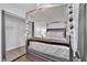 Bright bedroom with canopy bed, neutral decor and ample closet space at 942 Westminster Ave, Las Vegas, NV 89119