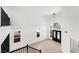 Bright open foyer with large windows, chandelier and double front door at 9795 La Cienega St, Las Vegas, NV 89183