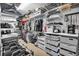Spacious walk-in closet with ample storage shelves and hanging space for organization at 10432 Britton Hill Ave, Las Vegas, NV 89129