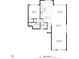 First floor layout of a home including a kitchen, living room, billiard room and bedrooms at 10432 Britton Hill Ave, Las Vegas, NV 89129